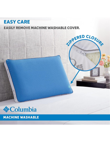 Almohada de Espuma con Memoria Columna Reina Refrigerante