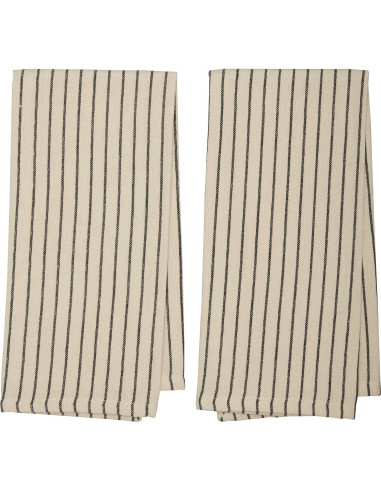 Juego de 2 Toallas de Cocina Piper Classics Rayas Vintage 48x71 cm