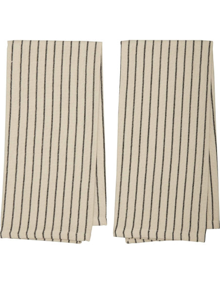 Juego de 2 Toallas de Cocina Piper Classics Rayas Vintage 48x71 cm