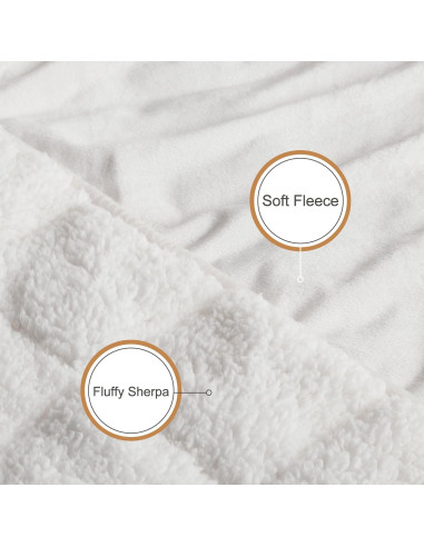 Manta con Peso 6.8 kg Grados de Comodidad 152x203 cm Sherpa