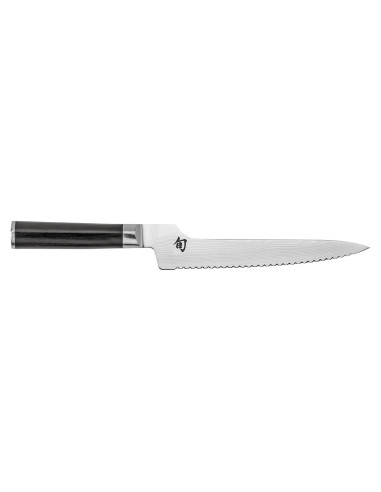 Cuchillo de Pan Dentado Shun Classic 21 cm Acero Damasco