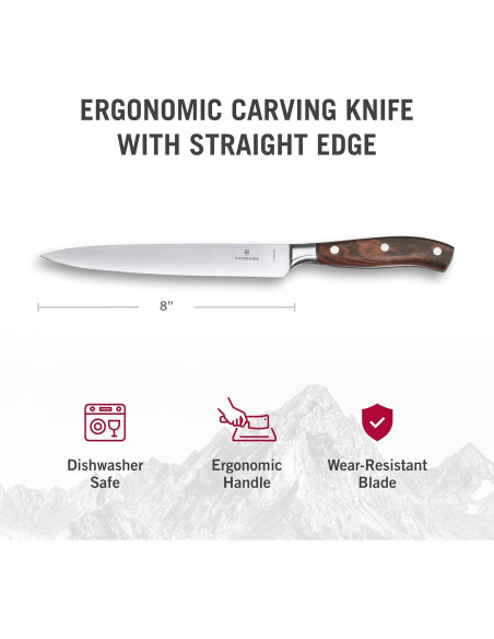 Cuchillo de Chef Victorinox 20 cm Acero Inoxidable Mango Madera