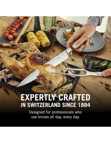 Cuchillo de Chef Victorinox 20 cm Acero Inoxidable Mango Madera