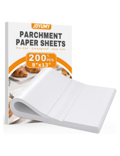 200 Hojas de Papel Pergamino Pre-Cortadas JOYUMY 23x33cm