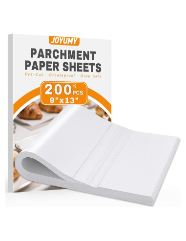 200 Hojas de Papel Pergamino Pre-Cortadas JOYUMY 23x33cm