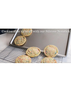 Juego de 2 Bandejas para Galletas USA Pan Antiadherentes 43x30 cm 2