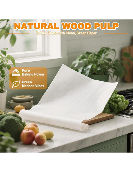 200 Hojas de Papel Pergamino Pre-Cortadas JOYUMY 23x33cm