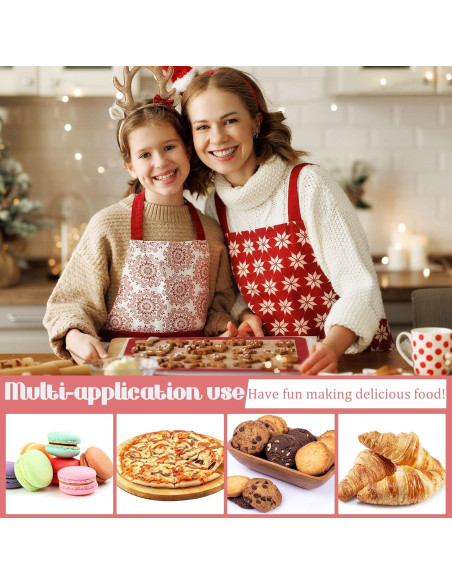 Alfombrillas de Hornear de Silicona Nuanchu 8 Piezas 42x29.5cm