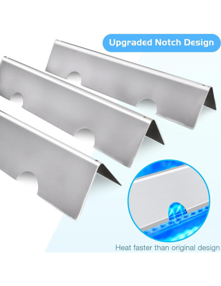 Barras Saborizadoras Weber 7635 Acero Inoxidable 38.7 cm