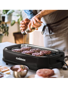 Parrilla Eléctrica CUSIMAX GR-200A 1500W Sin Humo 2 en 1 2