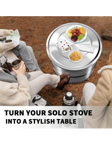 Tapa de Acero Inoxidable Pariplus para Fogata Bonfire 50.17 cm