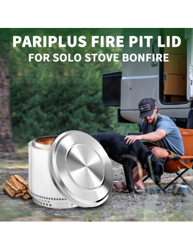 Tapa de Acero Inoxidable Pariplus para Fogata Bonfire 50.17 cm