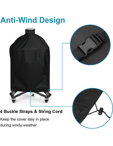 Cubierta para Parrilla Cerámica XL Big Green Egg Westeco 90 cm