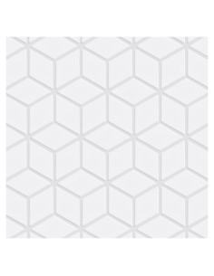 Loseta de Porcelana Merola Tile Hudson Rombo Blanco Mate 26x30cm