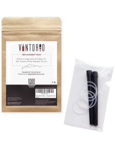 Piezas de Repuesto Vintorio para Aerador de Vino - 5 Anillos y 2 Tubos 2