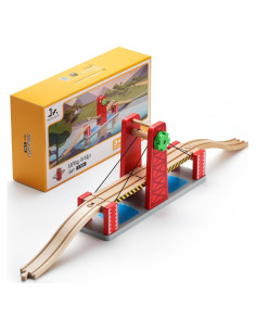 Set de Accesorios de Tren de Madera SainSmart Jr. Puente Elevador