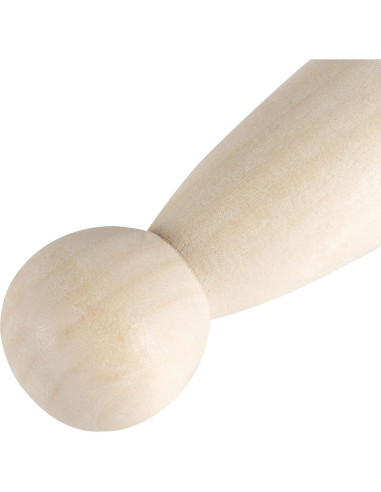 30 Muñecas de Madera HOIGON 90mm para Manualidades