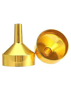 6 Embudos de Aluminio OZXCHIXU para Llenar Botellas de Perfume