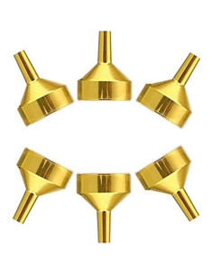 6 Embudos de Aluminio OZXCHIXU para Llenar Botellas de Perfume 2