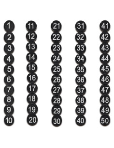 Imanes Magnéticos Numéricos 1-50 Magrooyar, 50 Piezas 2 cm