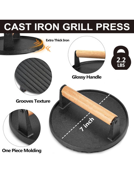 Kit de Accesorios para Plancha Joyfair 5 Piezas BBQ