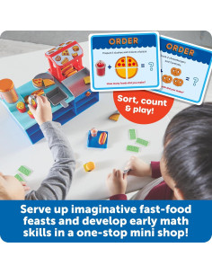 Juego de Clasificación Mini Snack Shop Learning Resources 64 Piezas 2