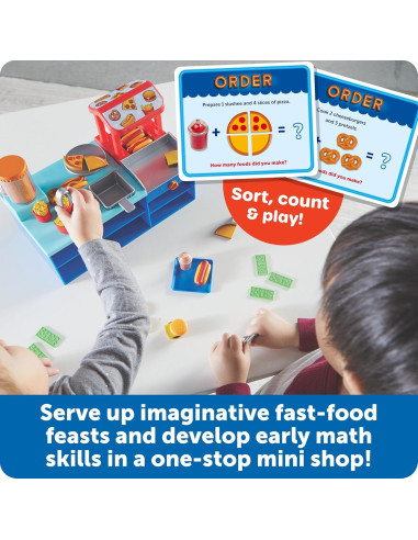 Juego de Clasificación Mini Snack Shop Learning Resources 64 Piezas