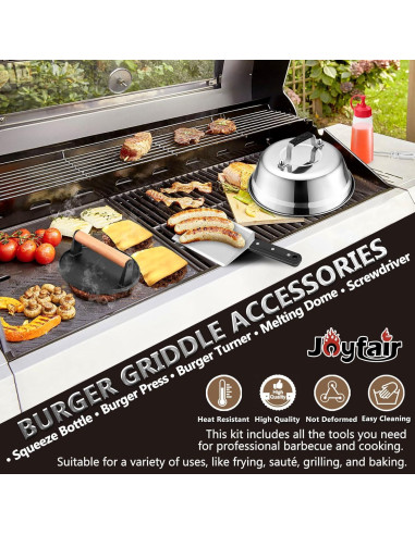 Kit de Accesorios para Plancha Joyfair 5 Piezas BBQ