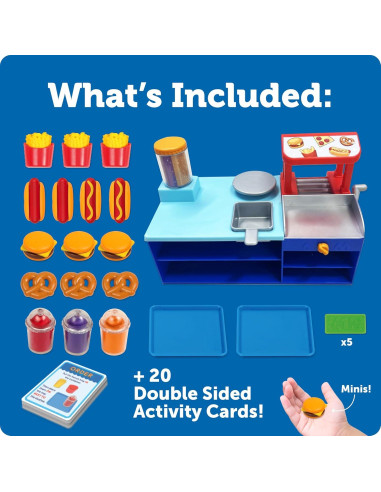 Juego de Clasificación Mini Snack Shop Learning Resources 64 Piezas
