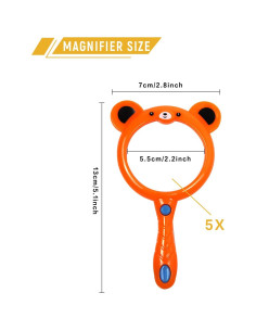 Lupa para Niños IRCHLYN - Paquete de 6 Lentes Coloridas 2