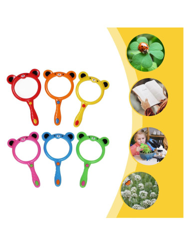 Lupa para Niños IRCHLYN - Paquete de 6 Lentes Coloridas