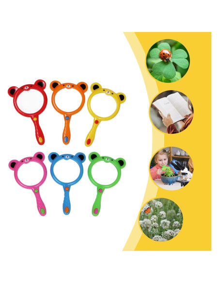 Lupa para Niños IRCHLYN - Paquete de 6 Lentes Coloridas