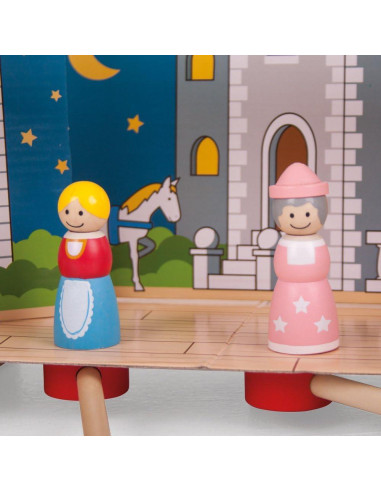 Teatro de Marionetas Magnético Bigjigs Toys - 18 Piezas