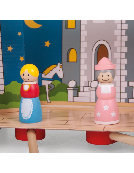 Teatro de Marionetas Magnético Bigjigs Toys - 18 Piezas
