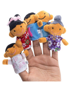 Títeres de Dedo Super Z Outlet - Familia 3, 6 Piezas 2