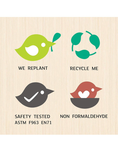 Juego de Muñecas de Madera Tender Leaf - Familia Leaf 4 Piezas