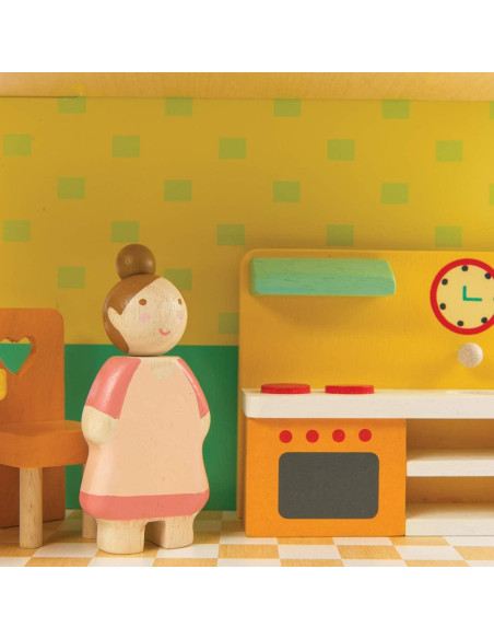 Juego de Muñecas de Madera Tender Leaf - Familia Leaf 4 Piezas