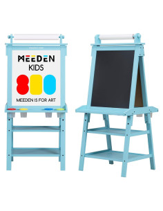 Caballete de Arte para Niños MEEDEN de Madera con Accesorios