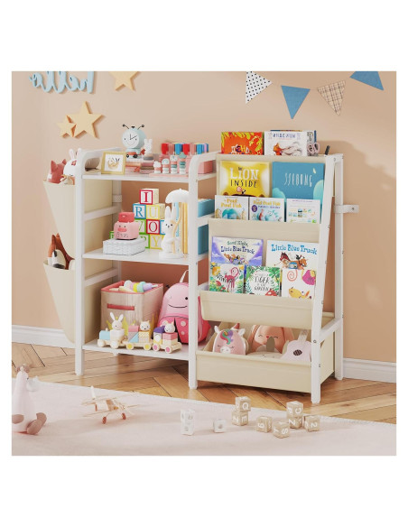 Estantería Infantil CYXPHION B3 3 Niveles Almacenamiento Juguetes