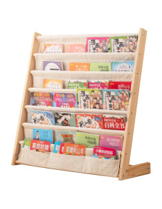 Estantería de Madera para Niños ChubanCraft 6 Niveles 75x30x79cm