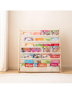 Estantería de Madera para Niños ChubanCraft 6 Niveles 75x30x79cm 2