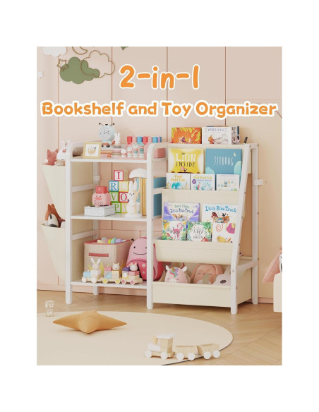 Estantería Infantil CYXPHION B3 3 Niveles Almacenamiento Juguetes