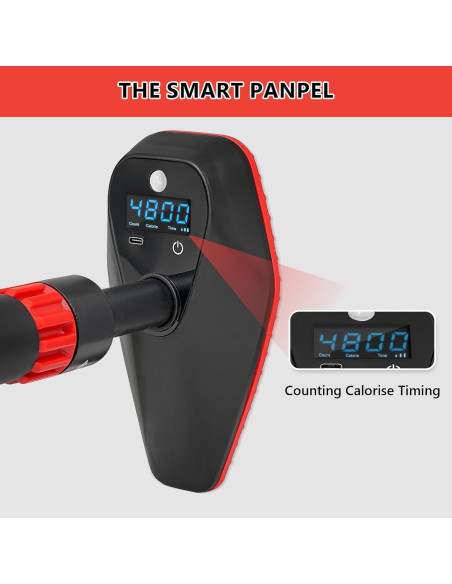 Barra de Dominadas Ajustable BoxactionsS con Contador Digital