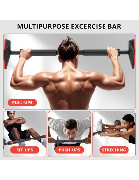 Barra de Dominadas Ajustable BoxactionsS con Contador Digital