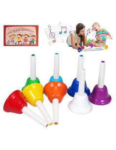 Campanas de Mano TantivyBo 8 Notas con Libro de 17 Canciones