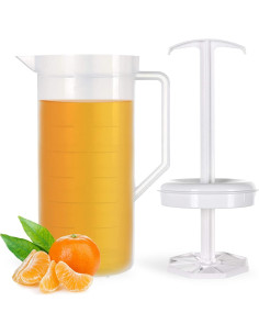 Jarra de Mezcla 2qt JBK Pottery Blanca Libre de BPA 2