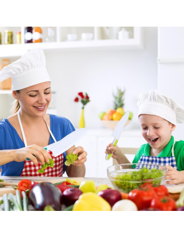 Set de Herramientas de Cocina Montessori HOTUT, 6 Piezas para Niños