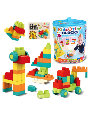 Bloques de Construcción Suaves ROHSCE 42 Piezas para Bebés