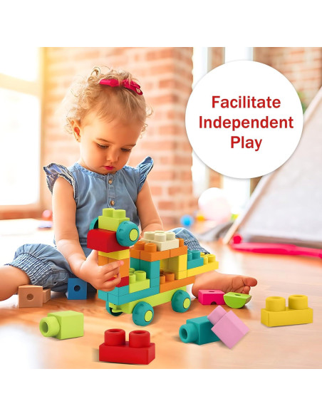 Bloques de Construcción Suaves ROHSCE 42 Piezas para Bebés