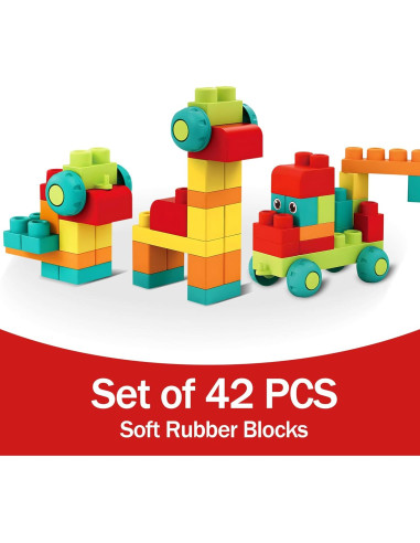 Bloques de Construcción Suaves ROHSCE 42 Piezas para Bebés